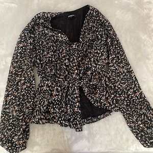 SOLD!!!! Express Print Blouse